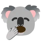 faccina che sbadiglia + koala