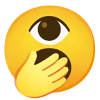 faccina che sbadiglia + occhio