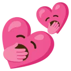 faccina che sbadiglia + due cuori