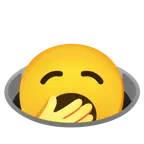 faccina che sbadiglia + buco