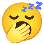 faccina che sbadiglia + faccina che dorme