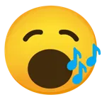 yawning face + yawning face