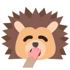 faccina che sbadiglia + riccio