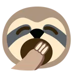 faccina che sbadiglia + bradipo