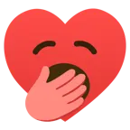 faccina che sbadiglia + cuori