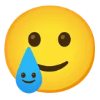 smiling face with tear + smiling face with tear