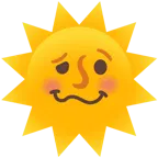 faccina stordita + faccina sole