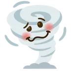 faccina stordita + tornado