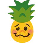 faccina stordita + ananas
