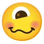 faccina stordita + occhio