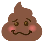 faccina stordita + cacca