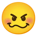 faccina stordita + faccina arrabbiata