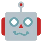 faccina stordita + faccina di robot