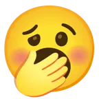 faccina stordita + faccina che sbadiglia