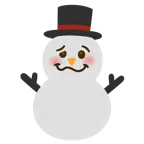 faccina stordita + pupazzo di neve senza neve