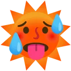 faccina accaldata + faccina sole