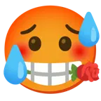 faccina accaldata + rosa