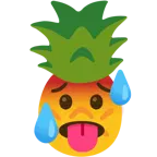 faccina accaldata + ananas