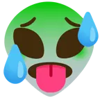 faccina accaldata + alieno