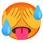 faccina accaldata + non vedo