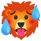 faccina accaldata + leone