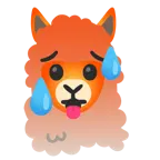 faccina accaldata + lama