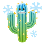 faccina congelata + cactus