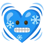faccina congelata + cuore che batte