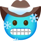 faccina congelata + faccina con cappello da cowboy