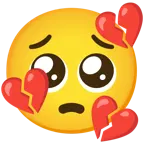 faccina supplichevole + cuore infranto