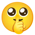 faccina supplichevole + faccina che zittisce