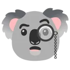 faccina con monocolo + koala
