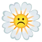 faccina imbronciata + fiore