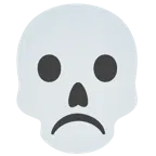 faccina imbronciata + teschio