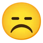 faccina imbronciata + faccina inespressiva
