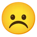 faccina imbronciata + faccina imbronciata con bocca aperta