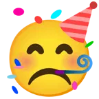 faccina imbronciata + faccina che festeggia