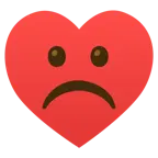 faccina imbronciata + cuori