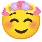 smiling face + tulip