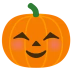 smiling face + jack-o-lantern