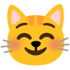 smiling face + cat face
