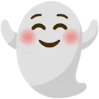 smiling face + ghost