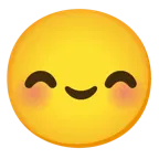 smiling face + smiling face with smiling eyes