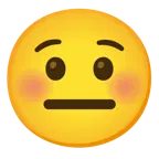smiling face + neutral face