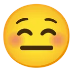 smiling face + expressionless face