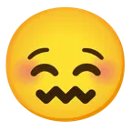 smiling face + confounded face