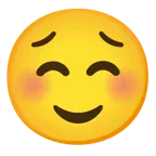 smiling face + worried face