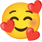 smiling face + smiling face with hearts