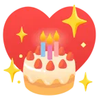 cuori + torta di compleanno