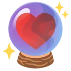 cuori + sfera di cristallo